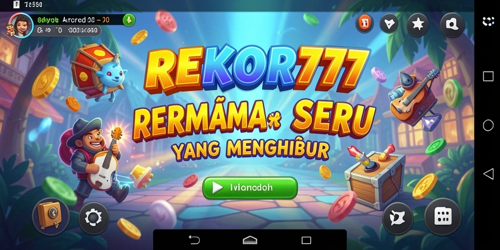 Tangkapan layar utama dari gameplay seru REKOR777.