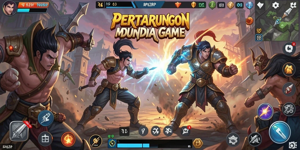 Tampilan permainan yang mendebarkan dalam RP62RP.