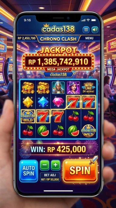 Screenshot dari halaman unduh aplikasi di cadas138.