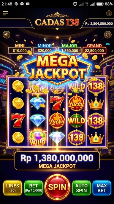 Interaksi pengguna yang lancar pada aplikasi cadas138.